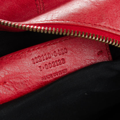 Balenciaga Agneau Classic Hardware Work Rouge Cardinal 7 of 14