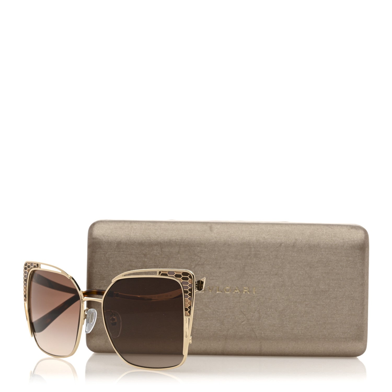 Bulgari Serpenti 6179 Sunglasses Brown Gold 7 of 7