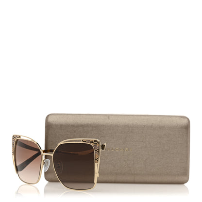 Bulgari Serpenti 6179 Sunglasses Brown Gold 7 of 7