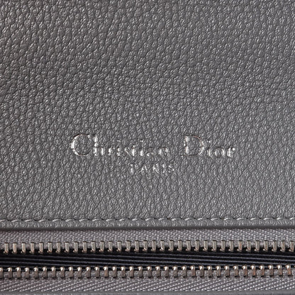 Christian Dior Grained Calfskin Medium Diorama Flap Bag Gris 6 of 9