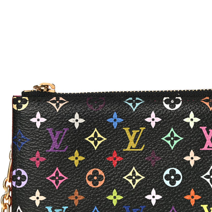 Louis Vuitton Monogram Multicolor Key Pouch Black Grenade 7 of 10