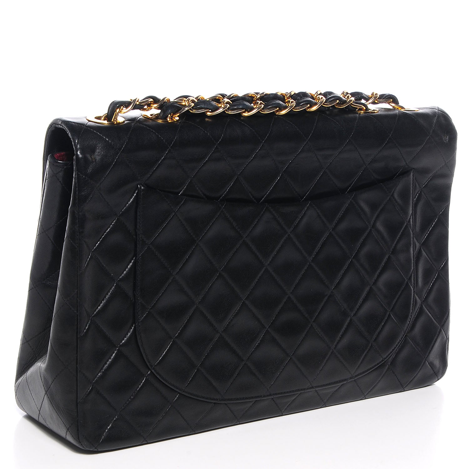 Chanel Lambskin XL Jumbo Flap Black 3 of 9
