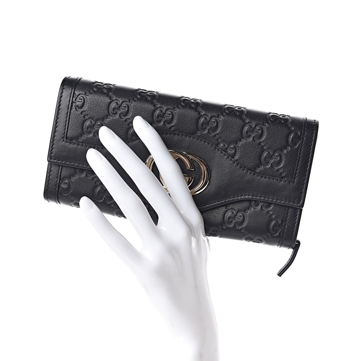 Guccissima Sukey Continental Wallet Continental Wallet Black