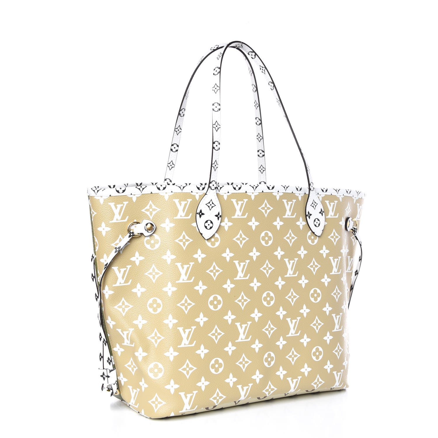 Louis Vuitton Monogram Giant Neverfull MM Kaki 5 of 10