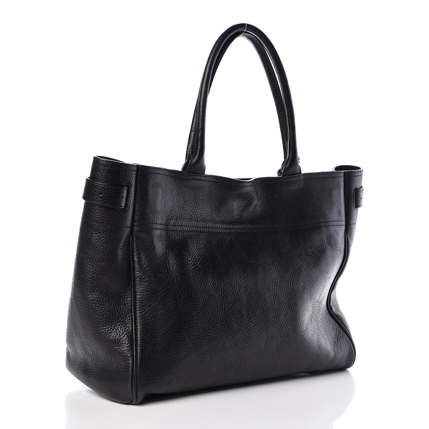 Mulberry Natural Leather Bayswater Tote Black 3 of 17