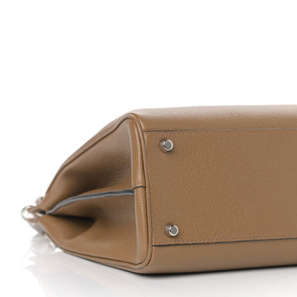 Gucci Grainy Calfskin Medium Zumi Top Handle Bag Friky Taupe 8 of 9