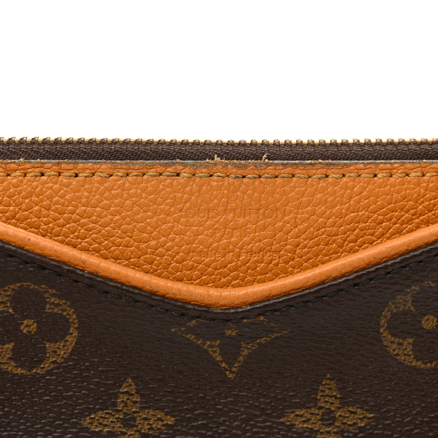 Monogram Pallas Clutch Saffron
