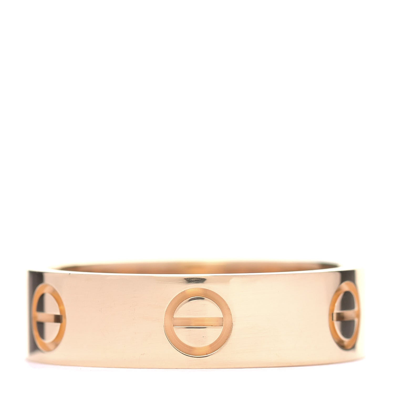 Cartier 18K Yellow Gold 5.5mm LOVE Ring 56 7.5 1 of 6