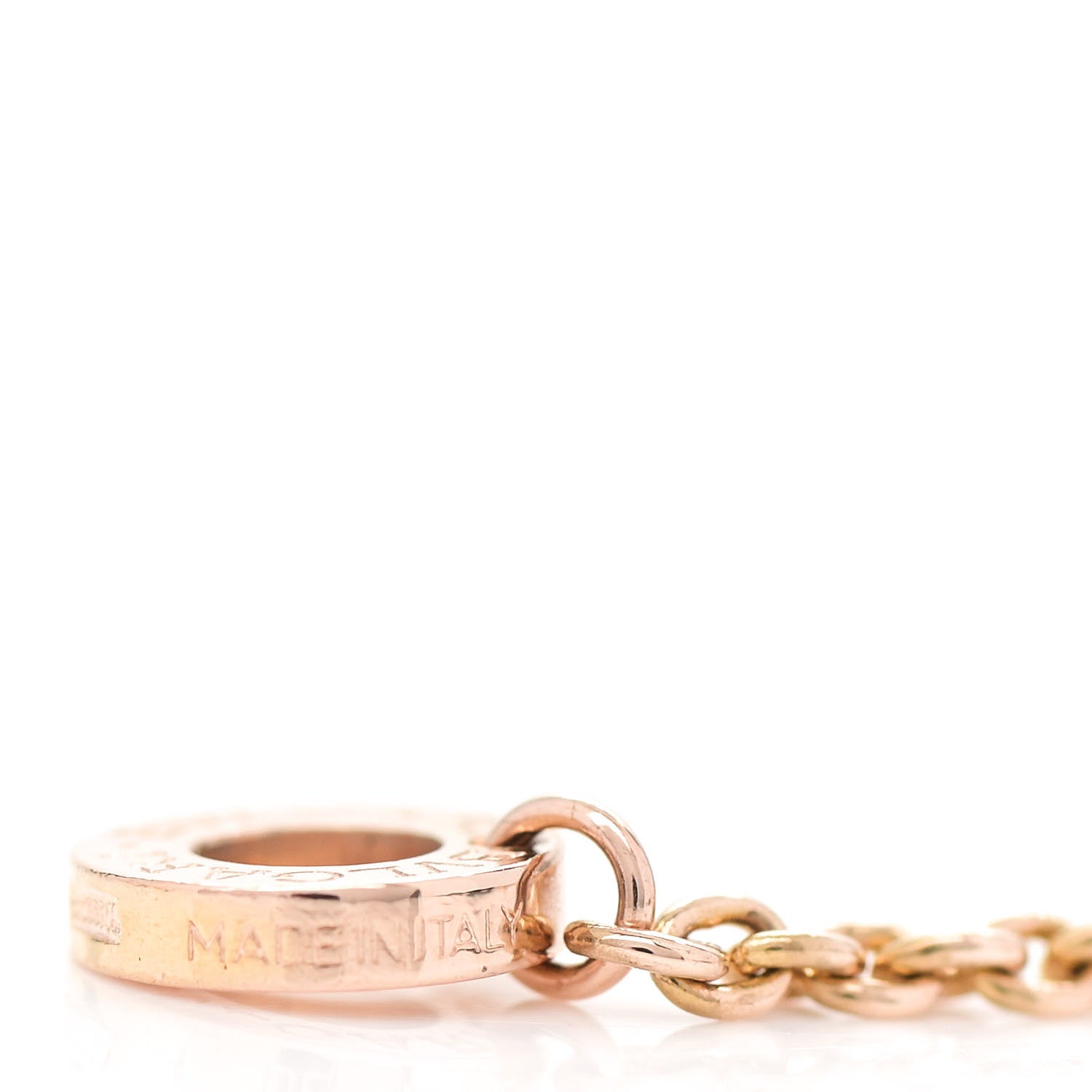 Bulgari 18K Rose Gold B.Zero1 Pendant Necklace 7 of 7