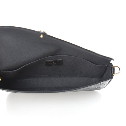 Louis Vuitton Empreinte Pochette Felicie Chain Wallet Black 7 of 12