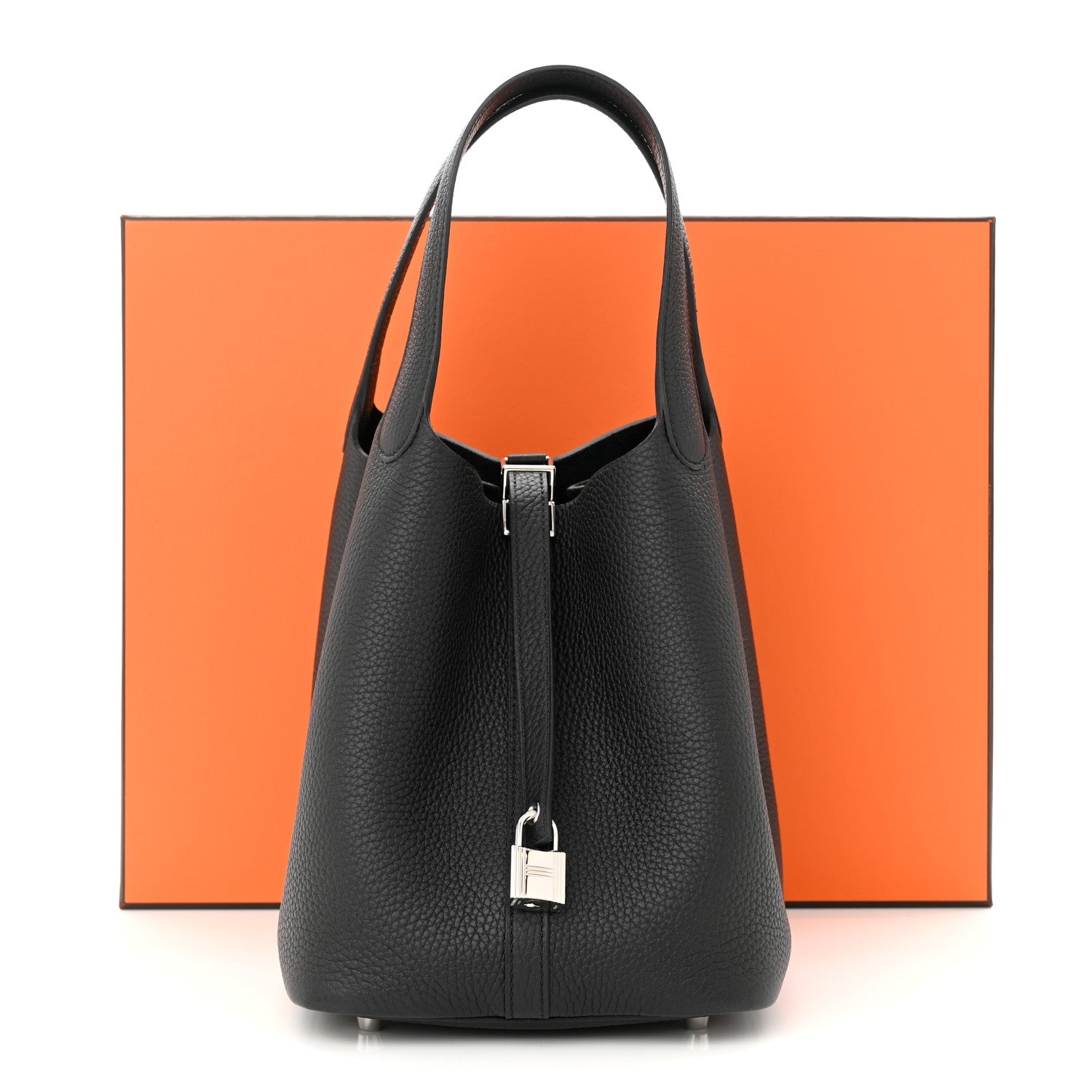 Hermes Taurillon Clemence Picotin Lock 22 MM Black 12 of 12