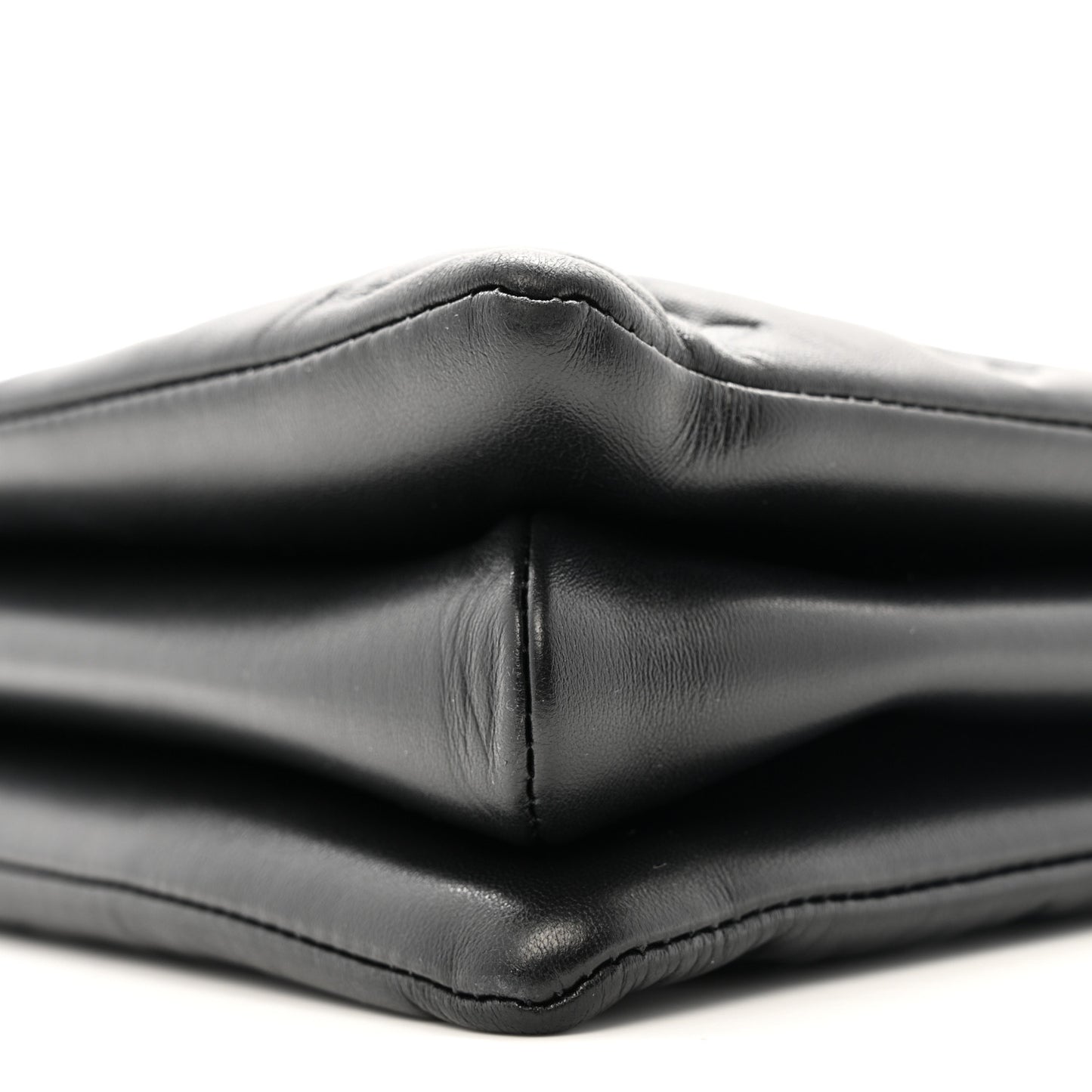 Lambskin Embossed Monogram Coussin MM Black