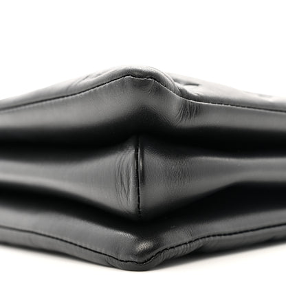 Louis Vuitton Lambskin Embossed Monogram Coussin MM Black 11 of 19