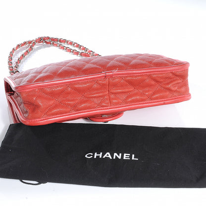 Chanel Caviar French Riviera Flap Red 8 of 8