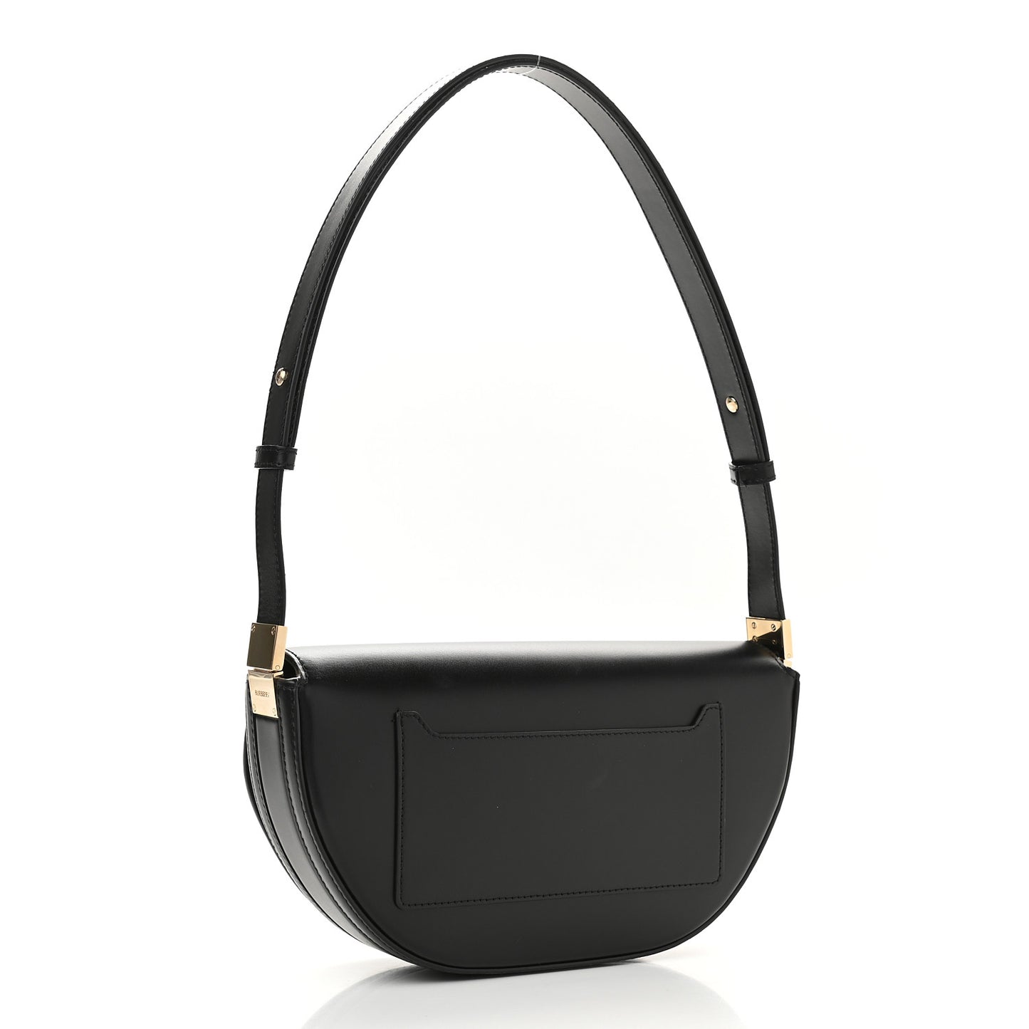 Calfskin Small Olympia Shoulder Bag Black
