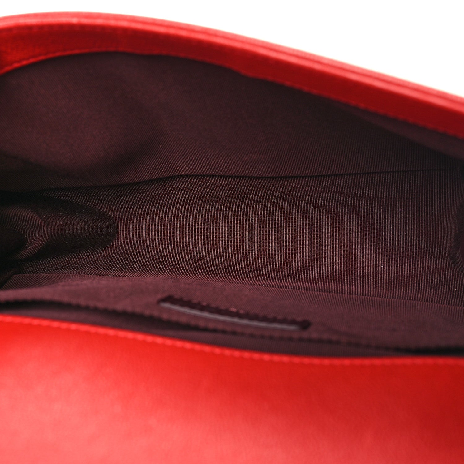 Chanel Calfskin Quilted Double Stitch Medium Boy Flap Red 5 of 10