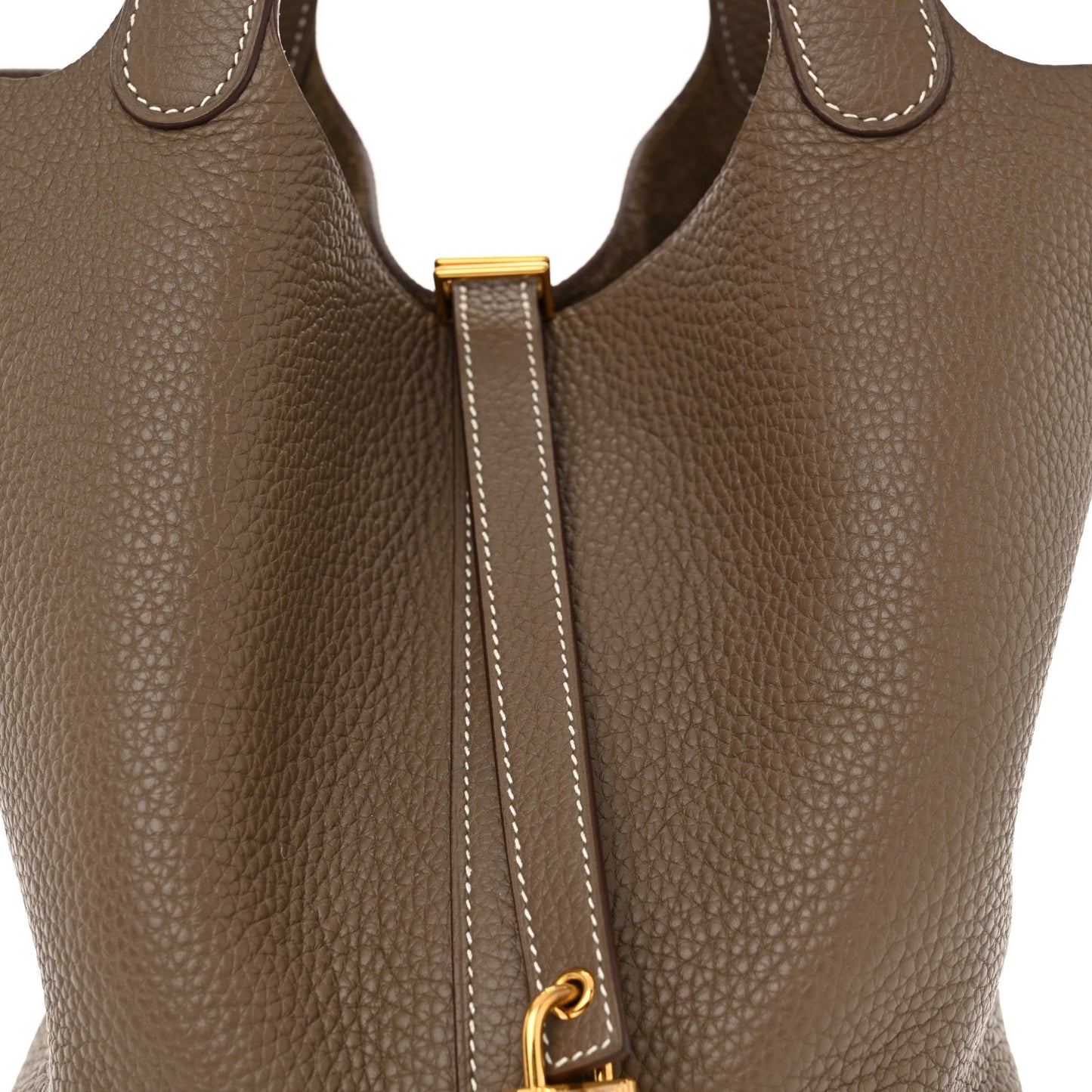 Taurillon Clemence Picotin Lock 22 MM Etoupe