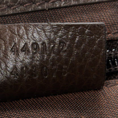 Gucci Monogram Flap Messenger Bag Beige Dark Brown 7 of 13