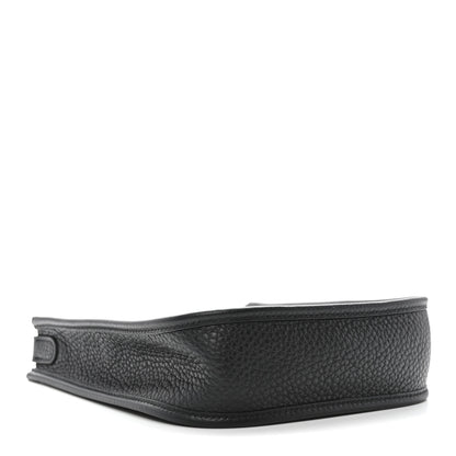 Hermes Taurillon Clemence Evelyne TPM Black 4 of 11