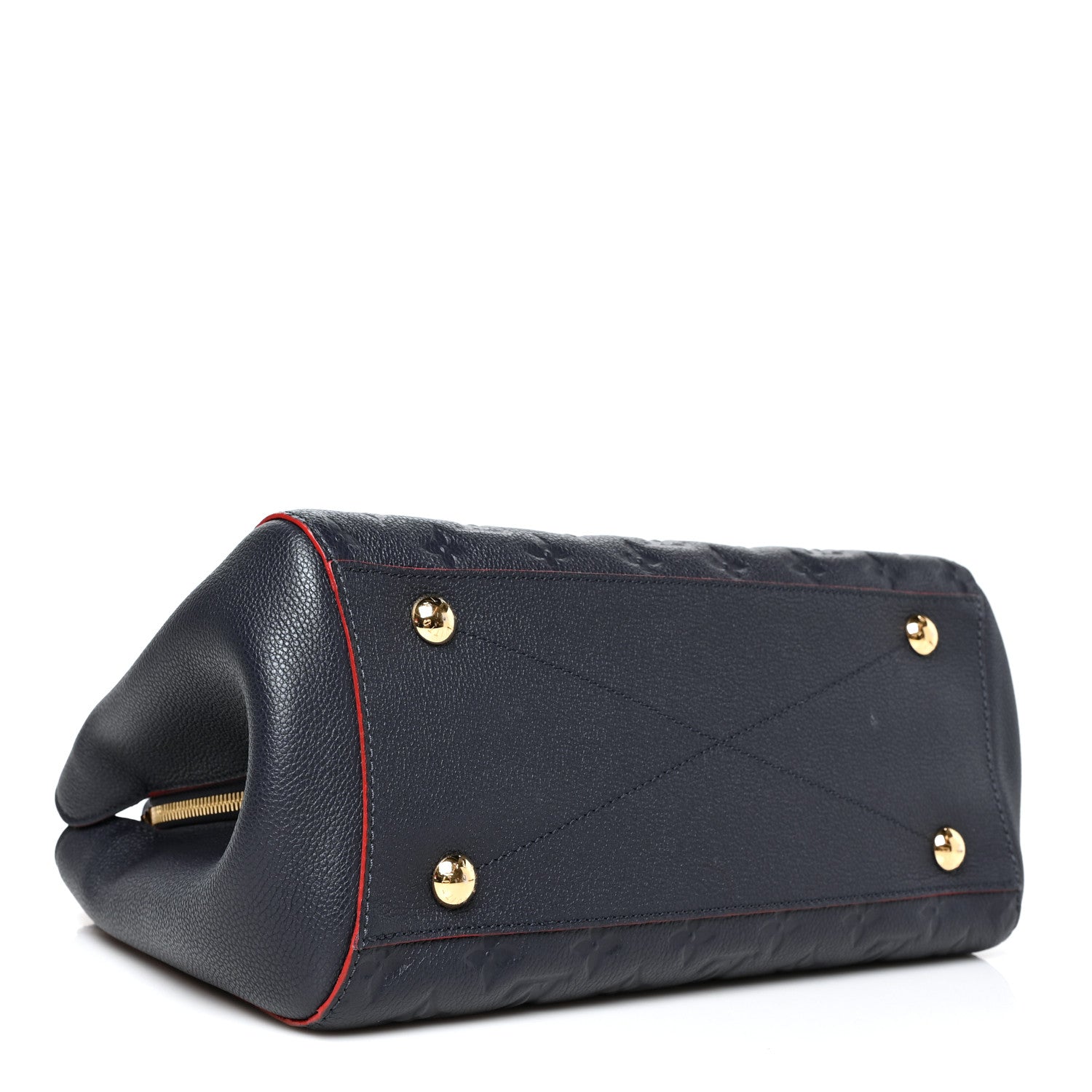 Louis Vuitton Empreinte Montaigne MM Marine Rouge 4 of 15