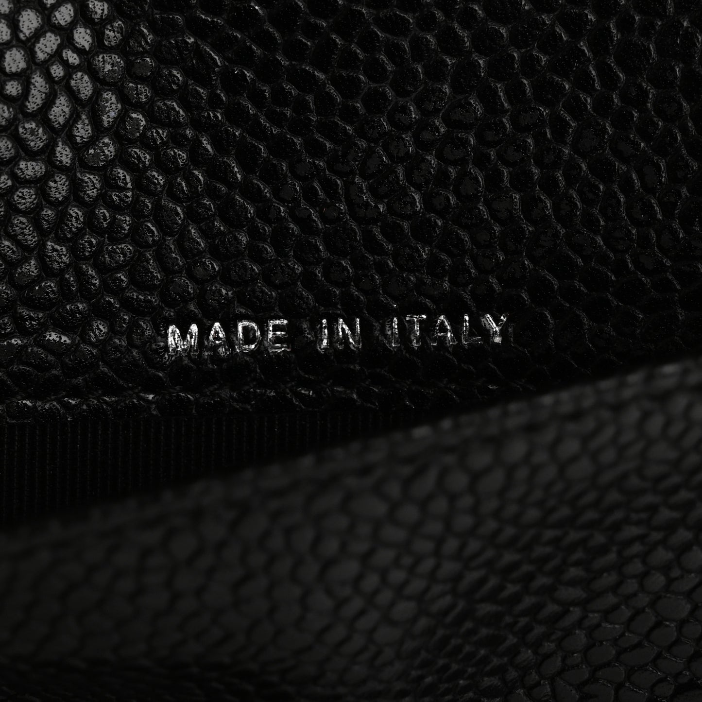 Caviar Quilted Agenda Cover Black