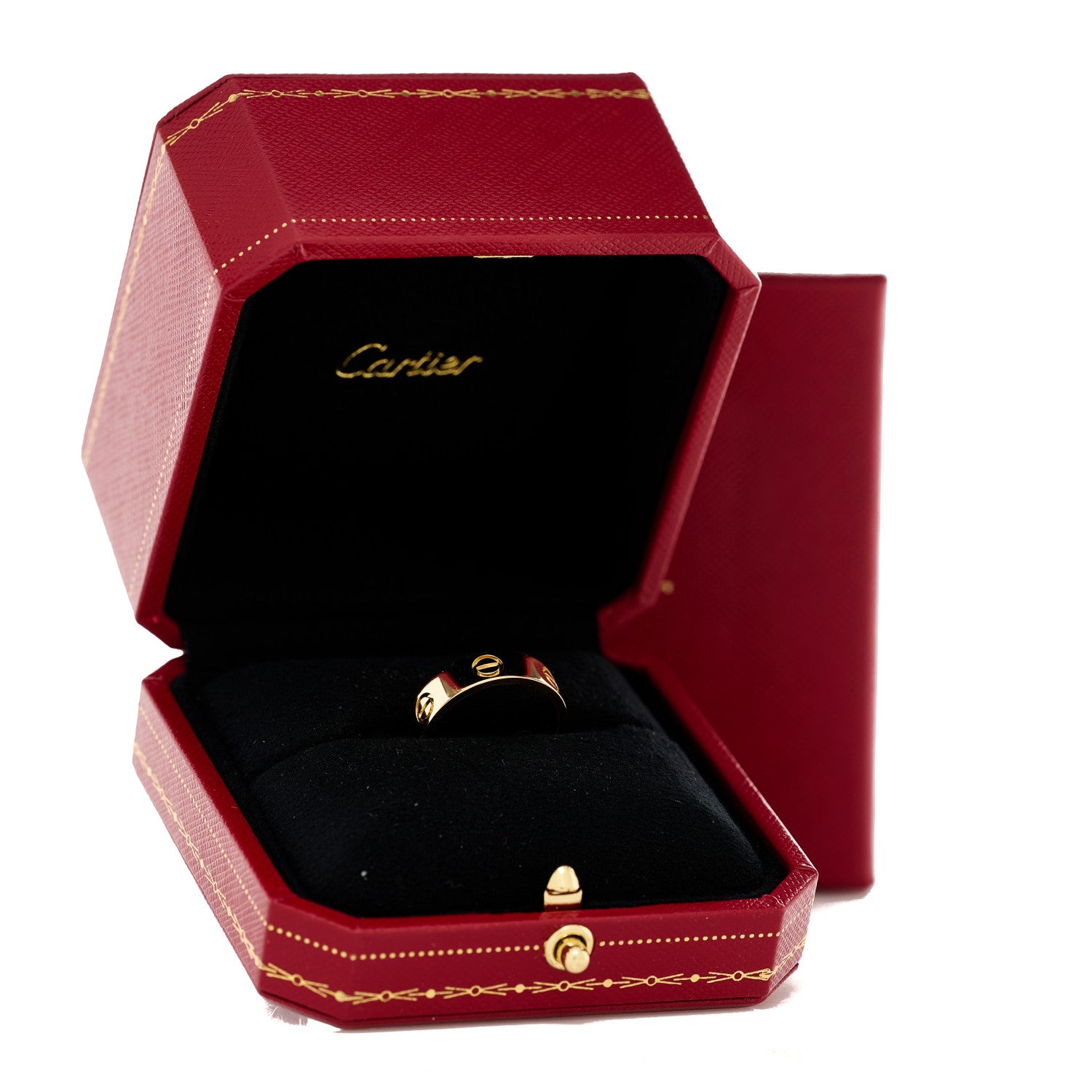 Cartier 18K Yellow Gold 5.5mm LOVE Ring 55 7.25 5 of 5