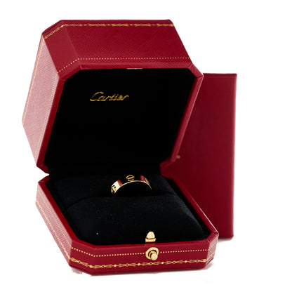 Cartier 18K Yellow Gold 5.5mm LOVE Ring 55 7.25 5 of 5