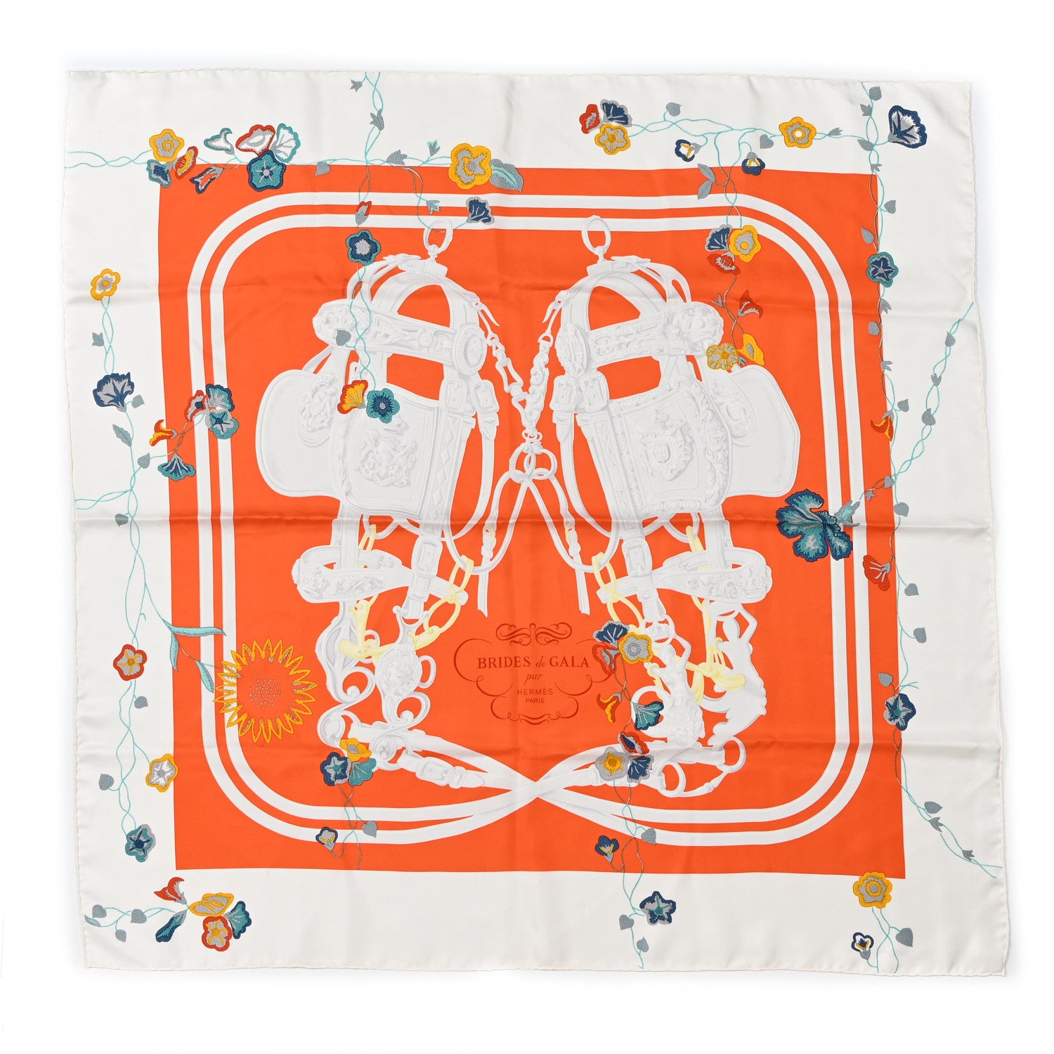 Hermes Silk Brides De Gala Scarf 90 1 of 5