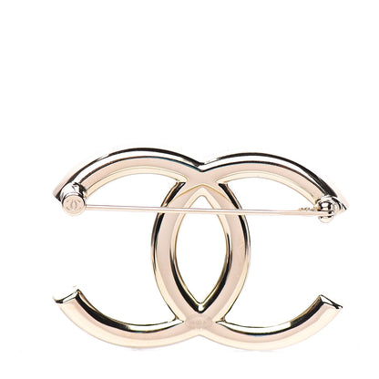 Chanel Baguette Crystal High Society CC Brooch Gold 2 of 4