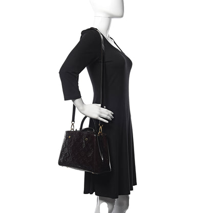Louis Vuitton Vernis Montaigne BB Amarante 2 of 13