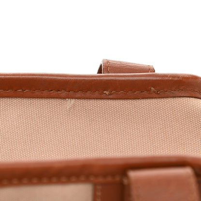 Burberry Canvas Nova Check Buckle Satchel Natural 12 of 14