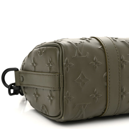 Louis Vuitton Monogram Seal Keepall XS Khaki 8 of 10