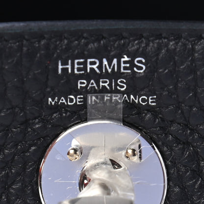 Hermes Taurillon Clemence Mini Lindy 20 Black 6 of 9