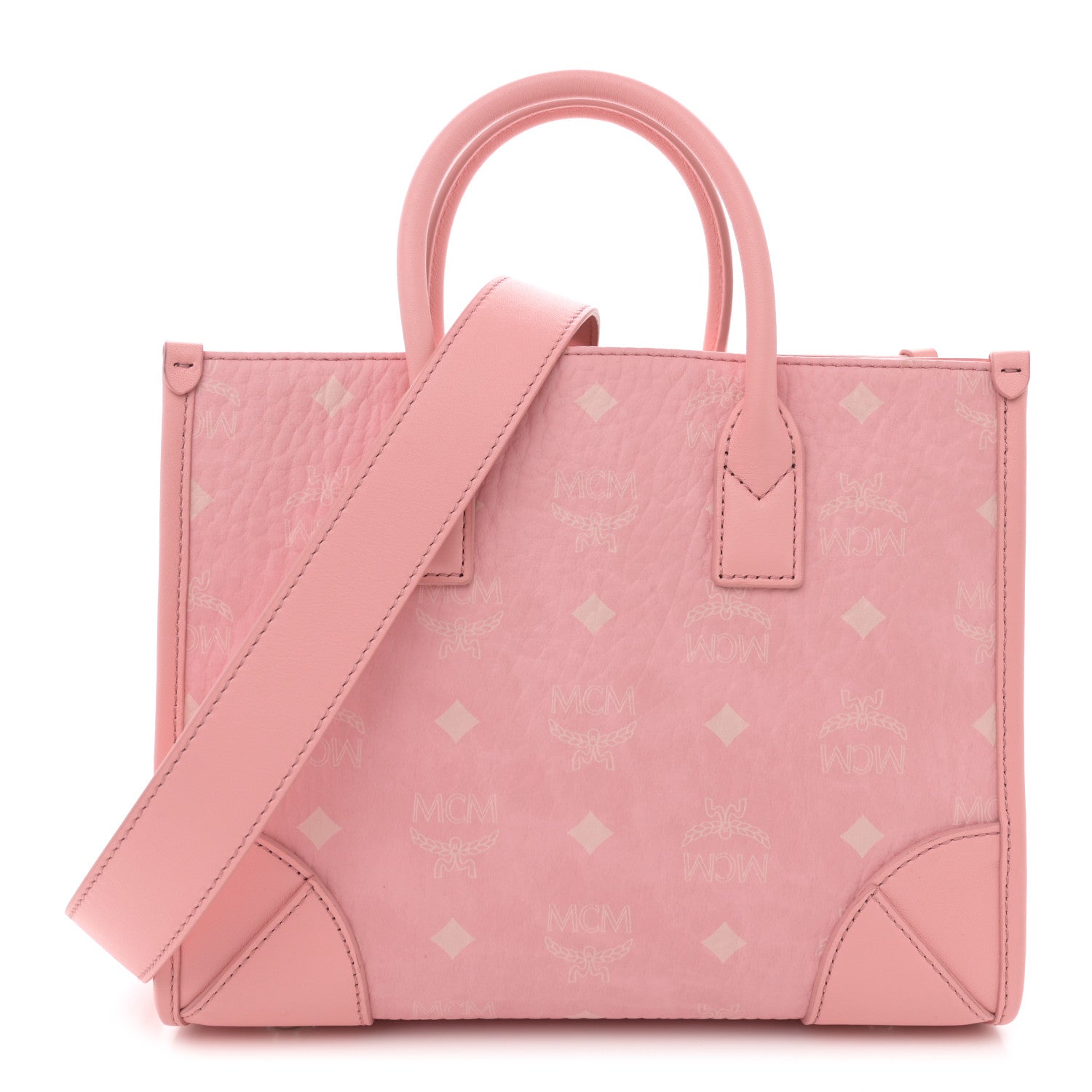 MCM Viestos Small Munchen Tote Blossom Pink 1 of 11