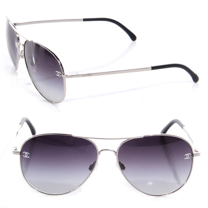 Chanel CC Aviator Sunglasses 4189 1 of 5