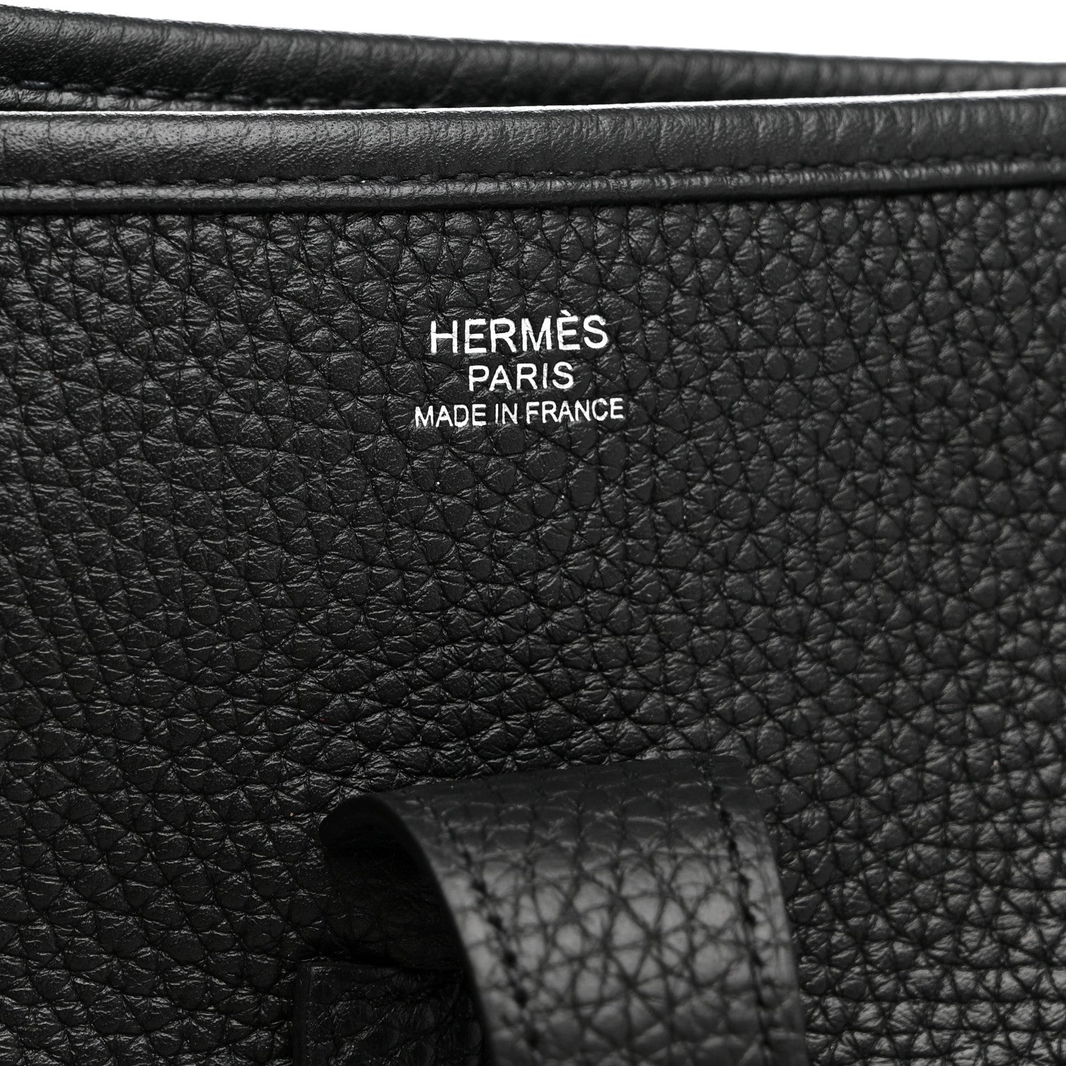 Hermes Taurillon Clemence Evelyne III GM Black 6 of 10