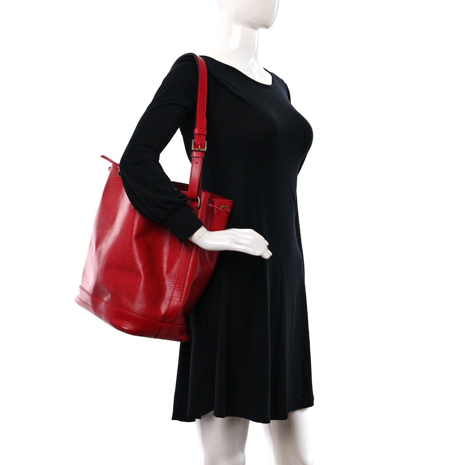 Louis Vuitton Epi Noe Castillan Red 2 of 12