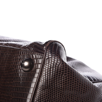 Bottega Veneta Lizard Weekender Ebano 11 of 13