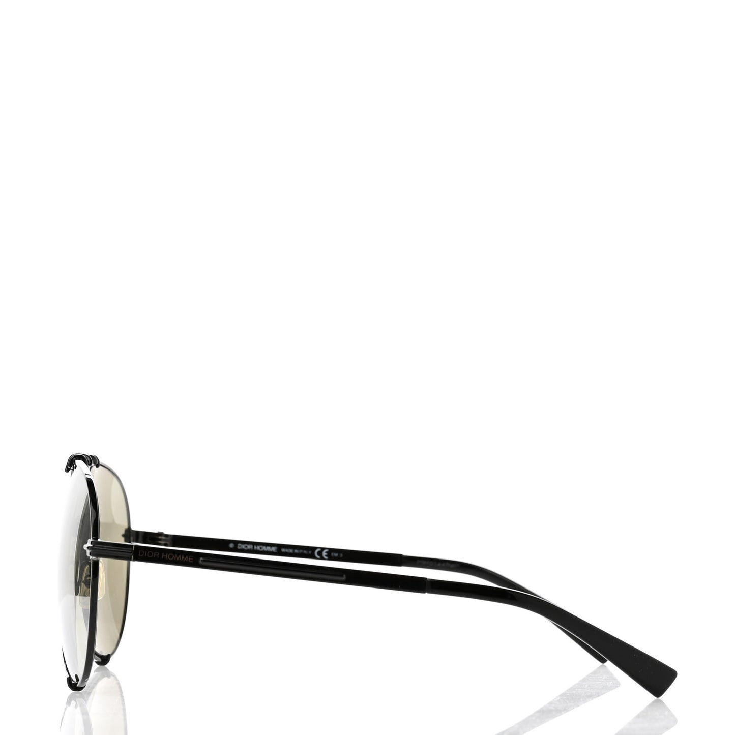 Homme Mens Aviator Sunglasses 0175S Silver Black