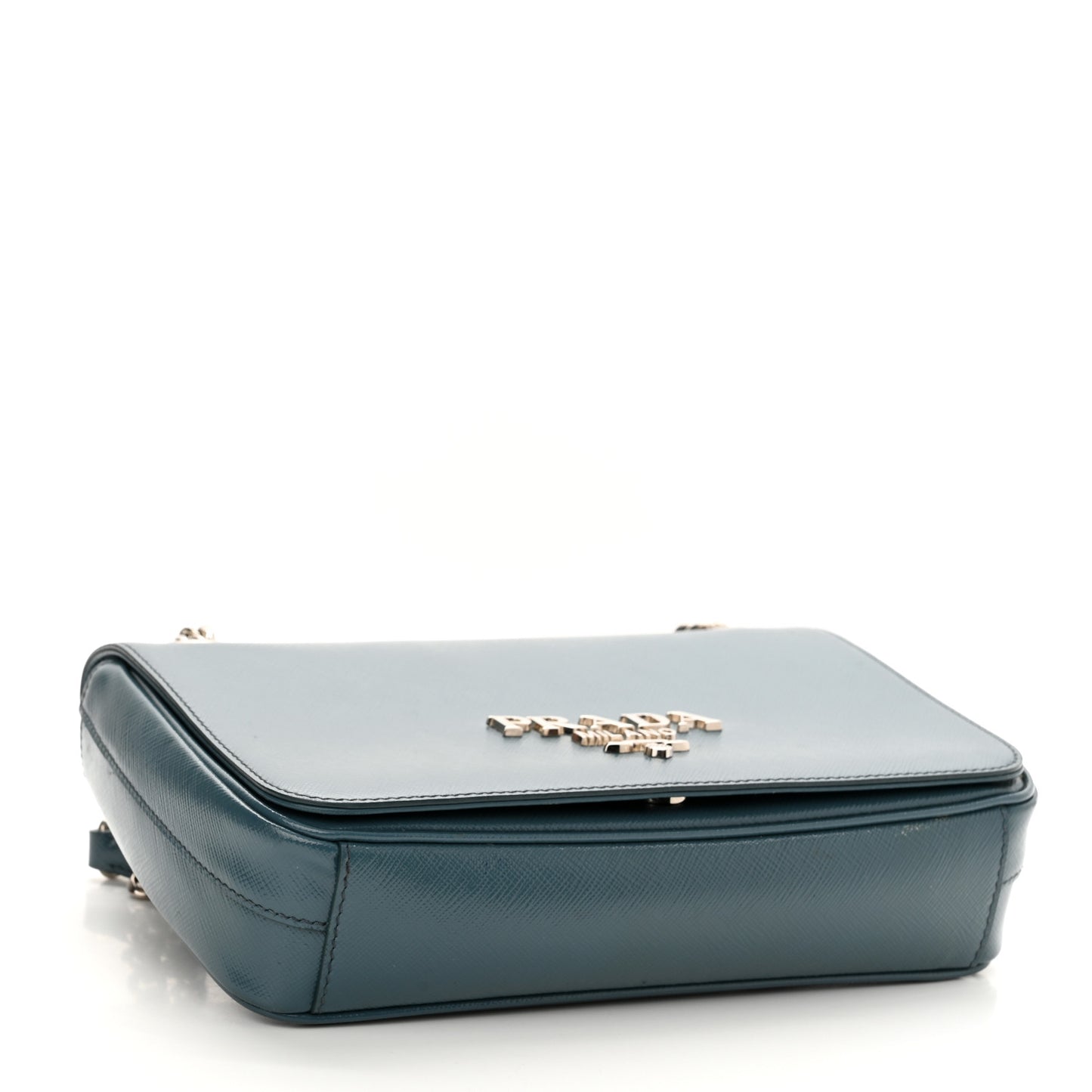 Saffiano Soft Calfskin Chain Crossbody Bag Ottanio