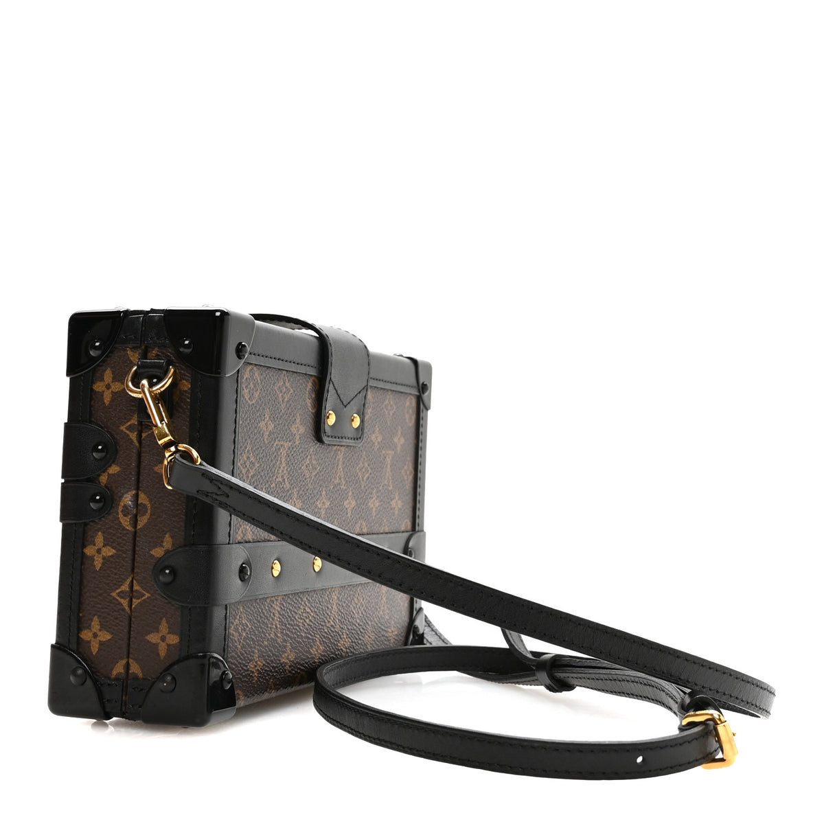 Louis Vuitton Monogram Petite Malle Black 3 of 12