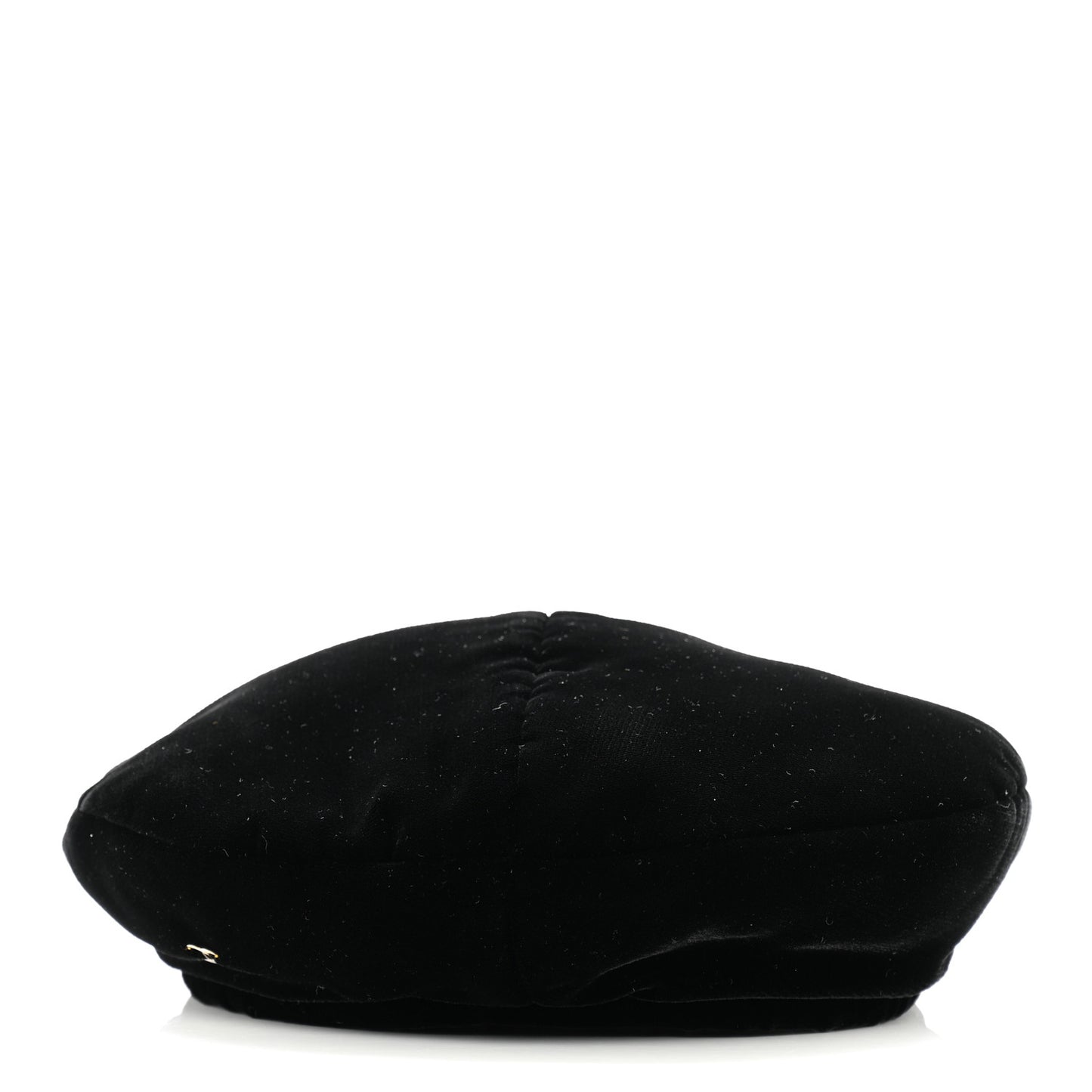 Velvet Beret Hat Black
