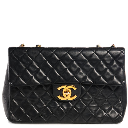 Chanel Lambskin XL Jumbo Flap Black 1 of 10