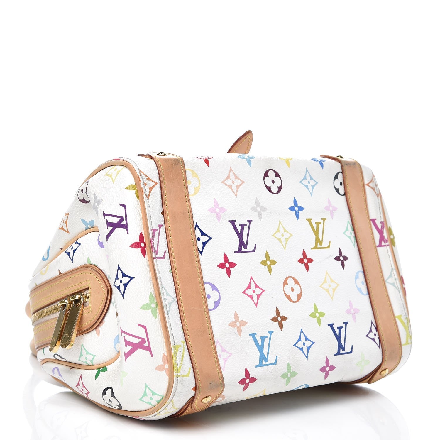 Louis Vuitton Monogram Multicolor Priscilla White 4 of 13
