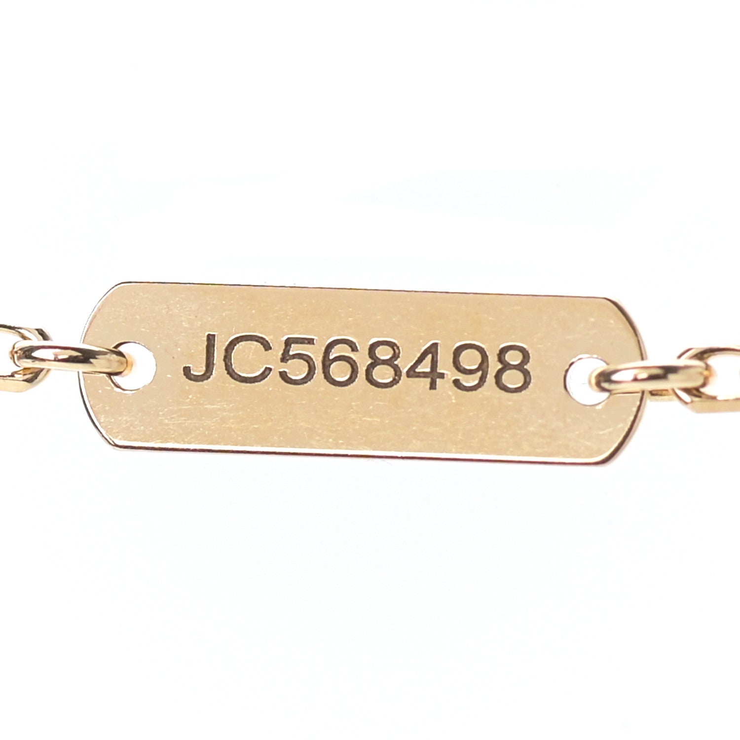 Van Cleef & Arpels 18K Yellow Gold Carnelian Vintage Alhambra Pendant Necklace 5 of 6
