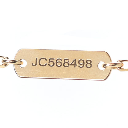 Van Cleef & Arpels 18K Yellow Gold Carnelian Vintage Alhambra Pendant Necklace 5 of 6