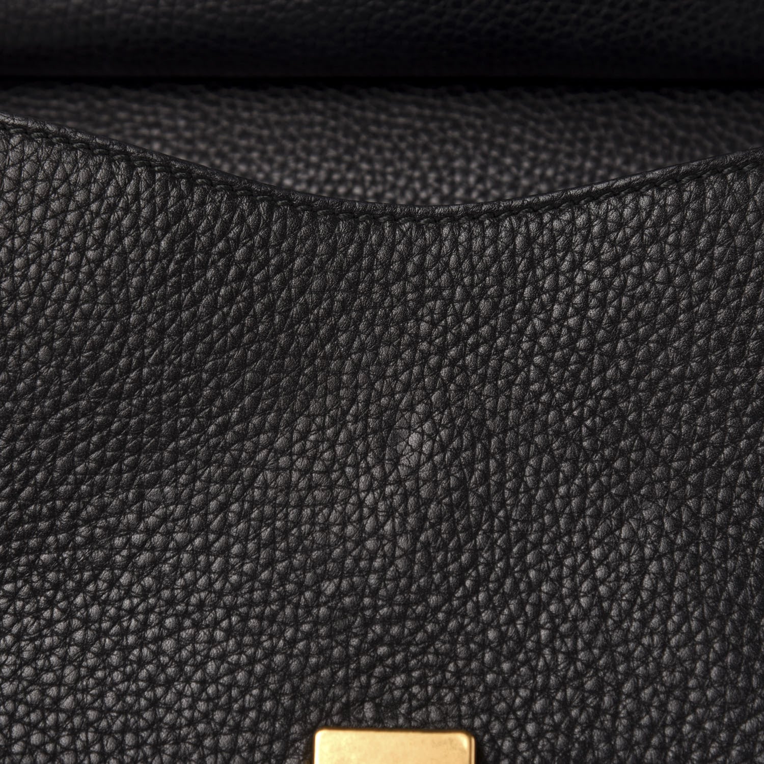 Gucci Calfskin Mini GG Marmont Top Handle Bag Black 10 of 15