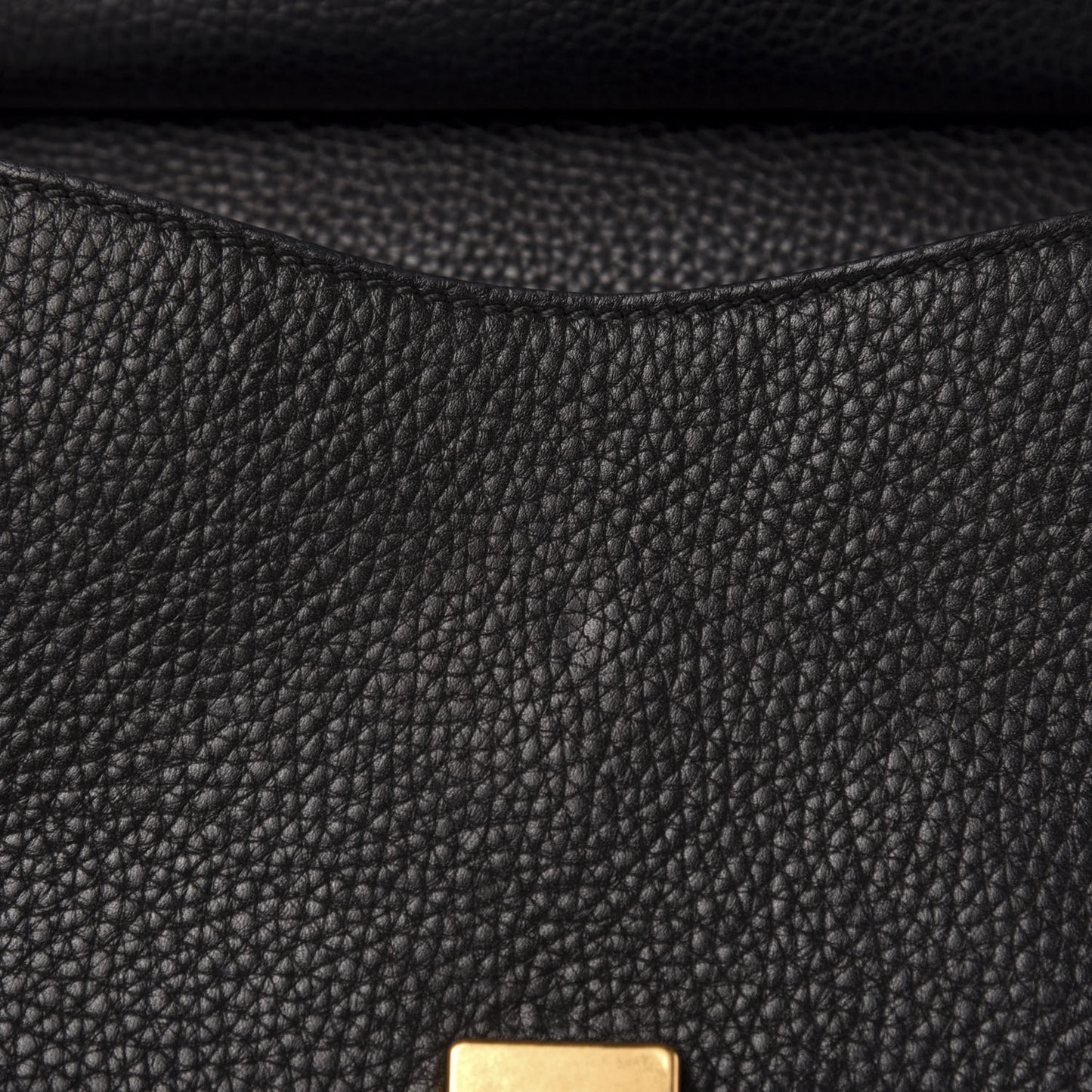 Calfskin Mini GG Marmont Top Handle Bag Black