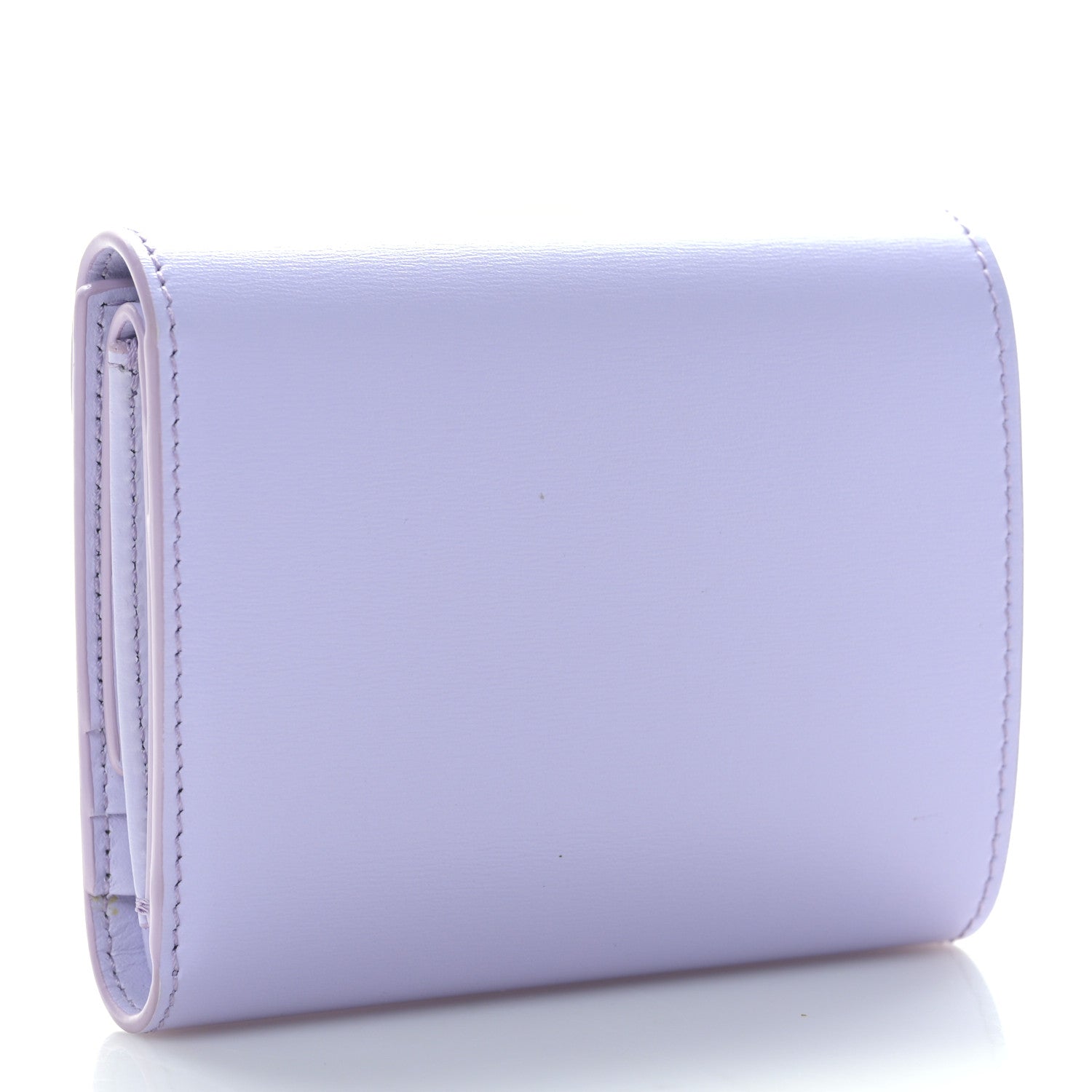 Celine Shiny Smooth Lambskin Small Triomphe Wallet Light Lilac 3 of 9