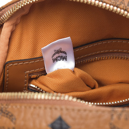 MCM Visetos Medium Heritage Tambourine Cognac 7 of 9